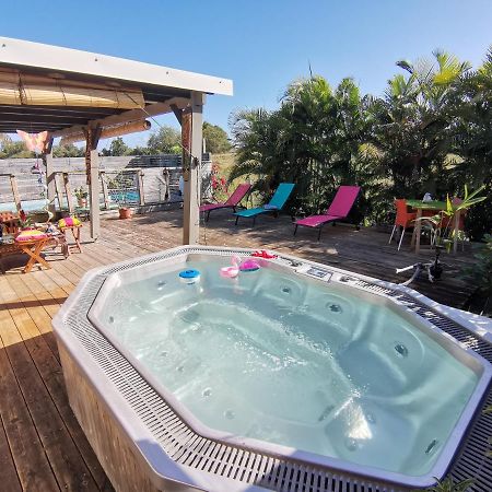 Bungalow La Perle - Jacuzzi - Piscine Сен Франсоа Екстериор снимка